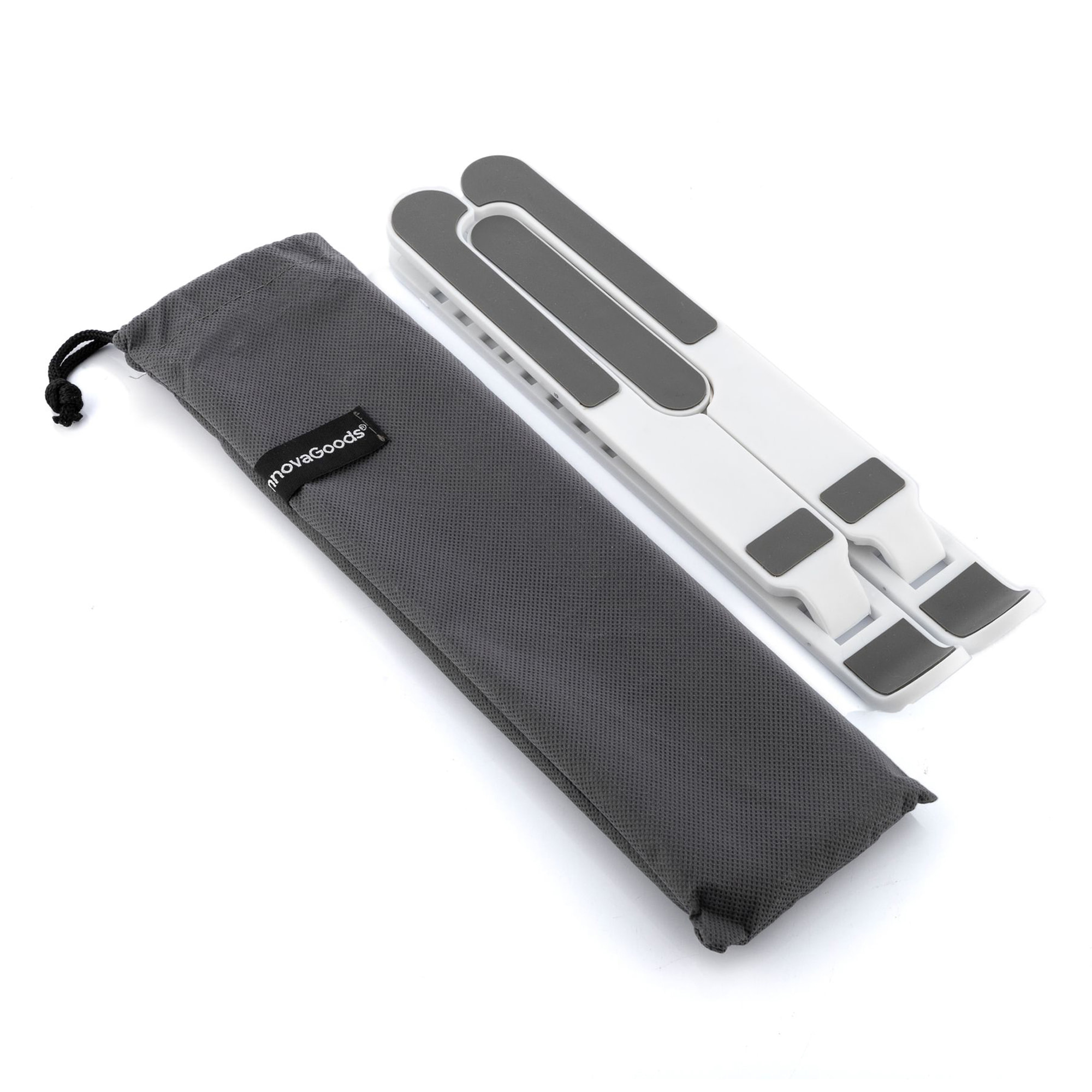 Supporto pieghevole per laptop Flapolipropileneot - bianco - 7x3x27 cm