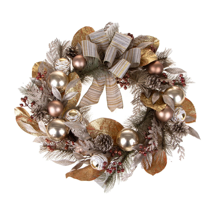 Corona natalizia - Pezzi 1 - 66xH4x66cm - Bianchi Dino SpA