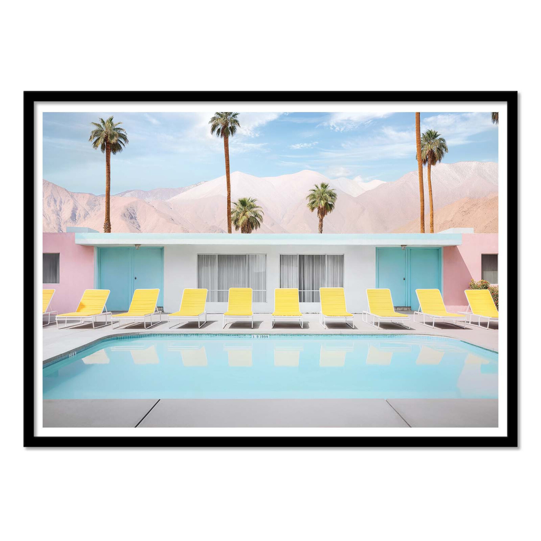 Affiche - Palm Springs Pool day - Philippe Hugonnard