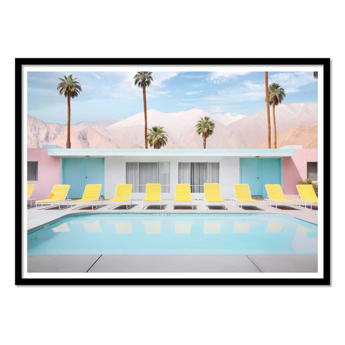 Affiche - Palm Springs Pool day - Philippe Hugonnard