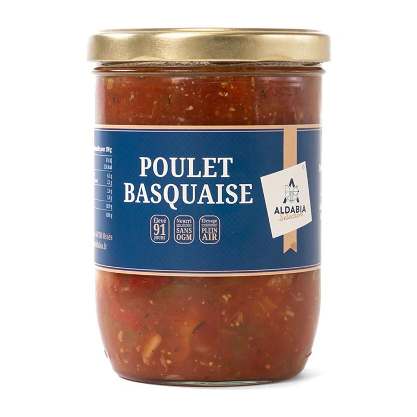 2 x Poulet basquaise au piment d'Espelette - 2x800g - France - Aldabia