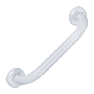 Barre de maintien droite PMR PELLET Essentiel confort 30 cm aluminium époxy blanc