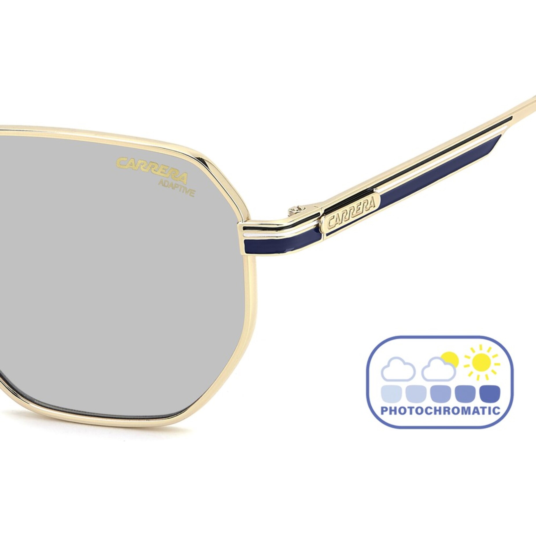 Gafas de Sol Carrera 380/S LKS Polarizadas de Metal Hombre 52 mm