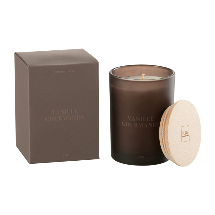 J-Line bougie parfumée Accords Essentiels - Vanille Gourmande - brun - 38H