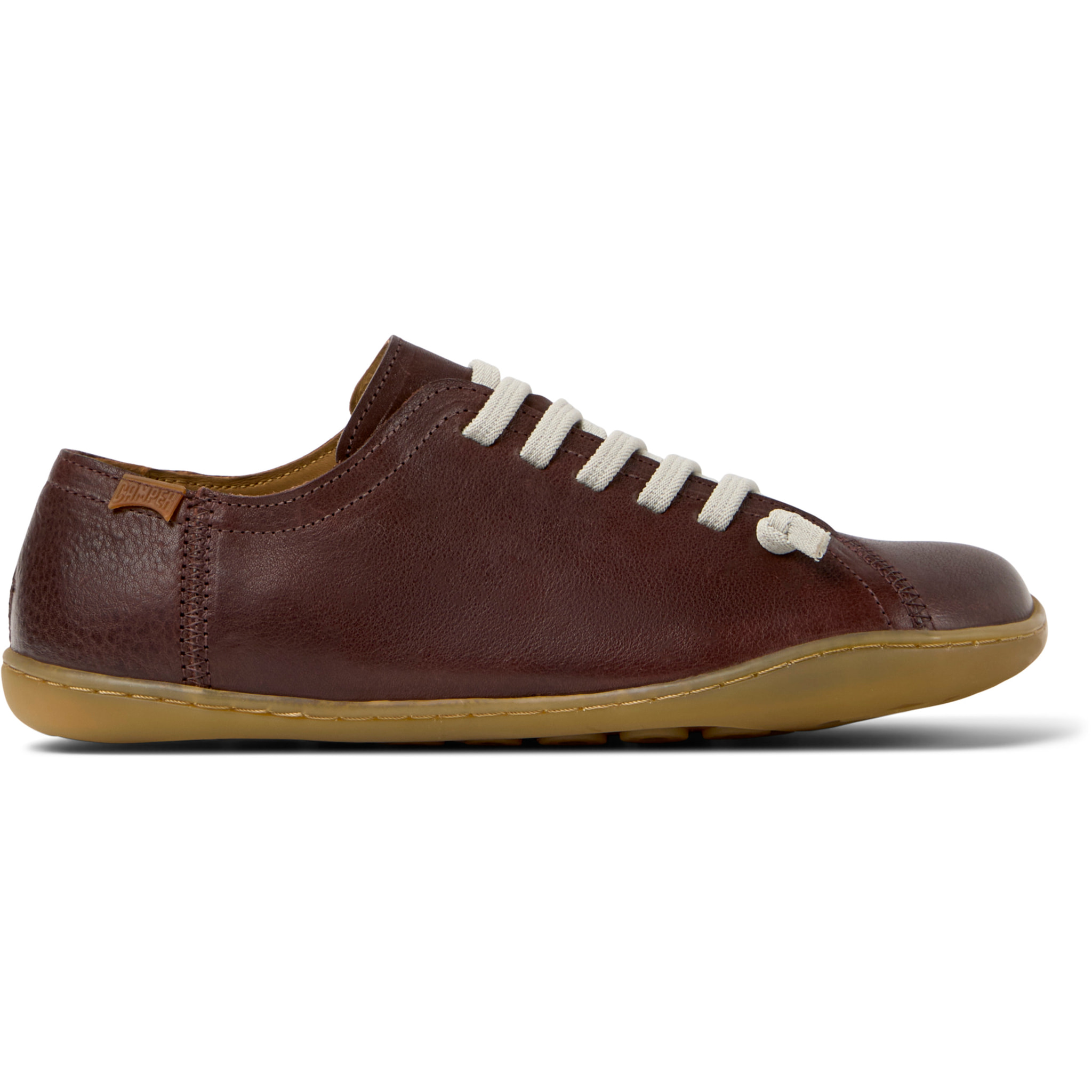 Zapatillas - CAMPER Peu Cami - Burdeos - Cuero liso