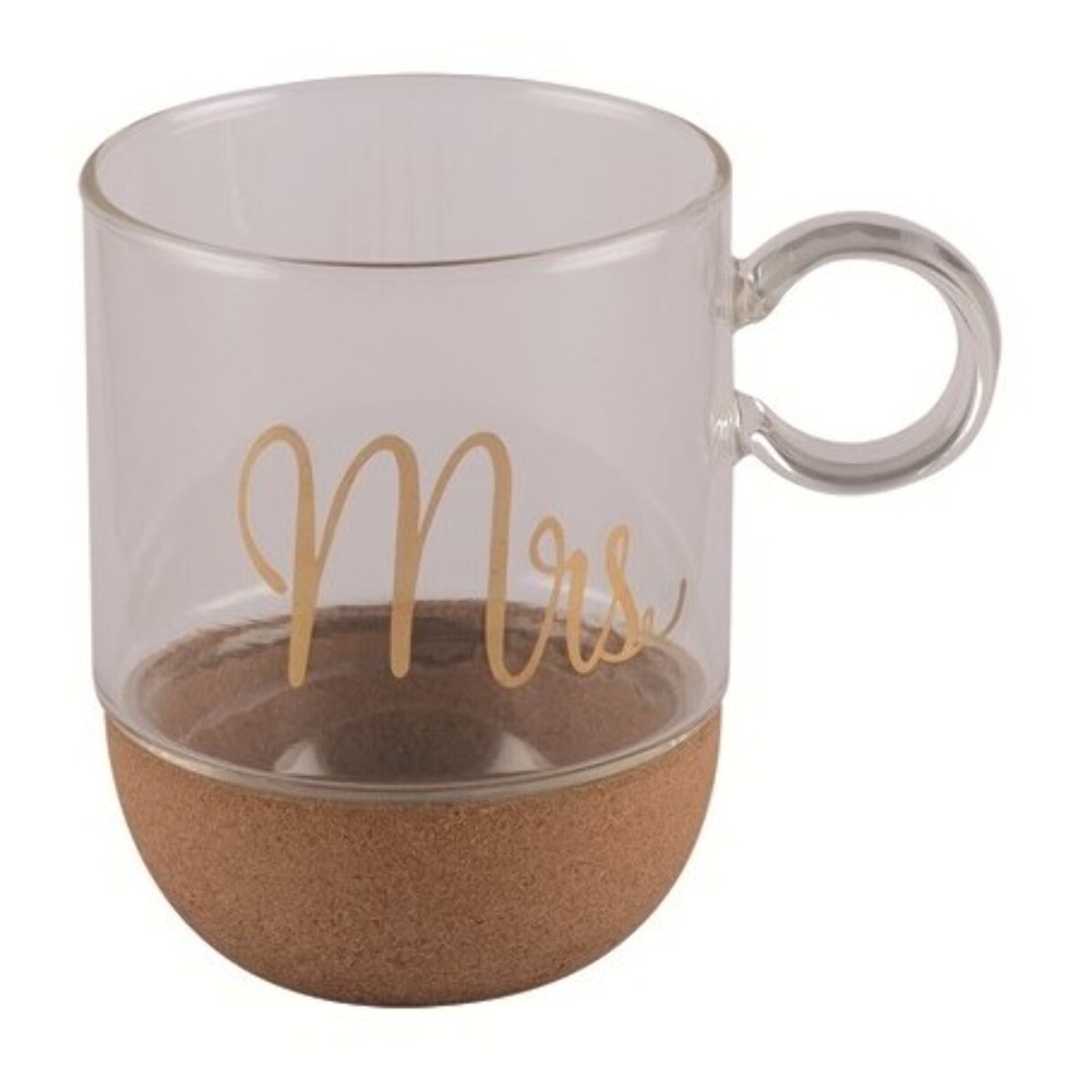 \"mug en verre fond liege \"\"mrs\"\"\"