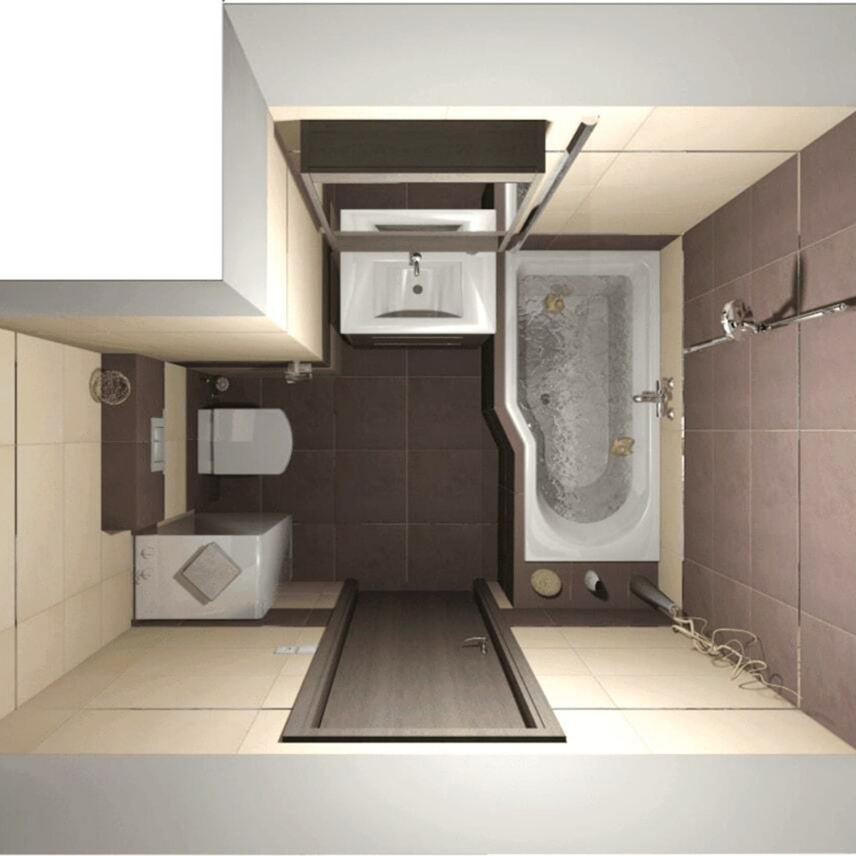 160x80 cm Beata Plus baignoire bain douche asymétrique acrylique positionnement gauche, sans pieds, blanc (BE1600LPLUS)