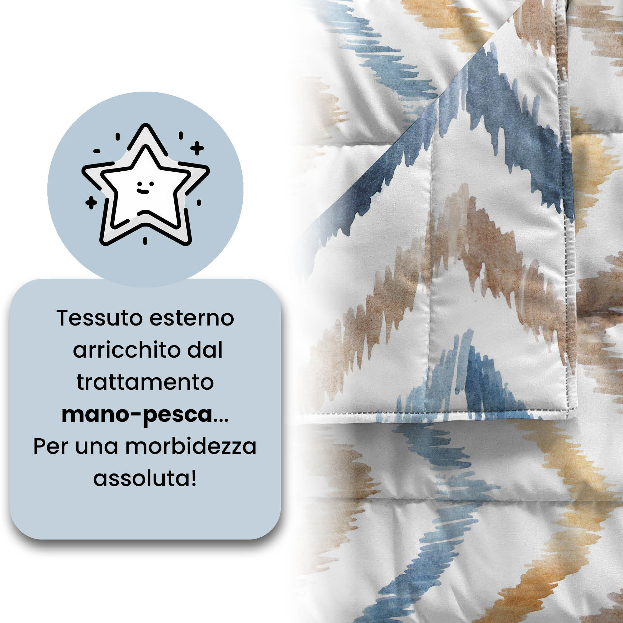 TRAPUNTINO ESTIVO BASIC, 100gr - Made in Italy - MATRIMONIALE