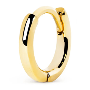 Orecchino Singolo Klein 7 Argento Placcato Oro