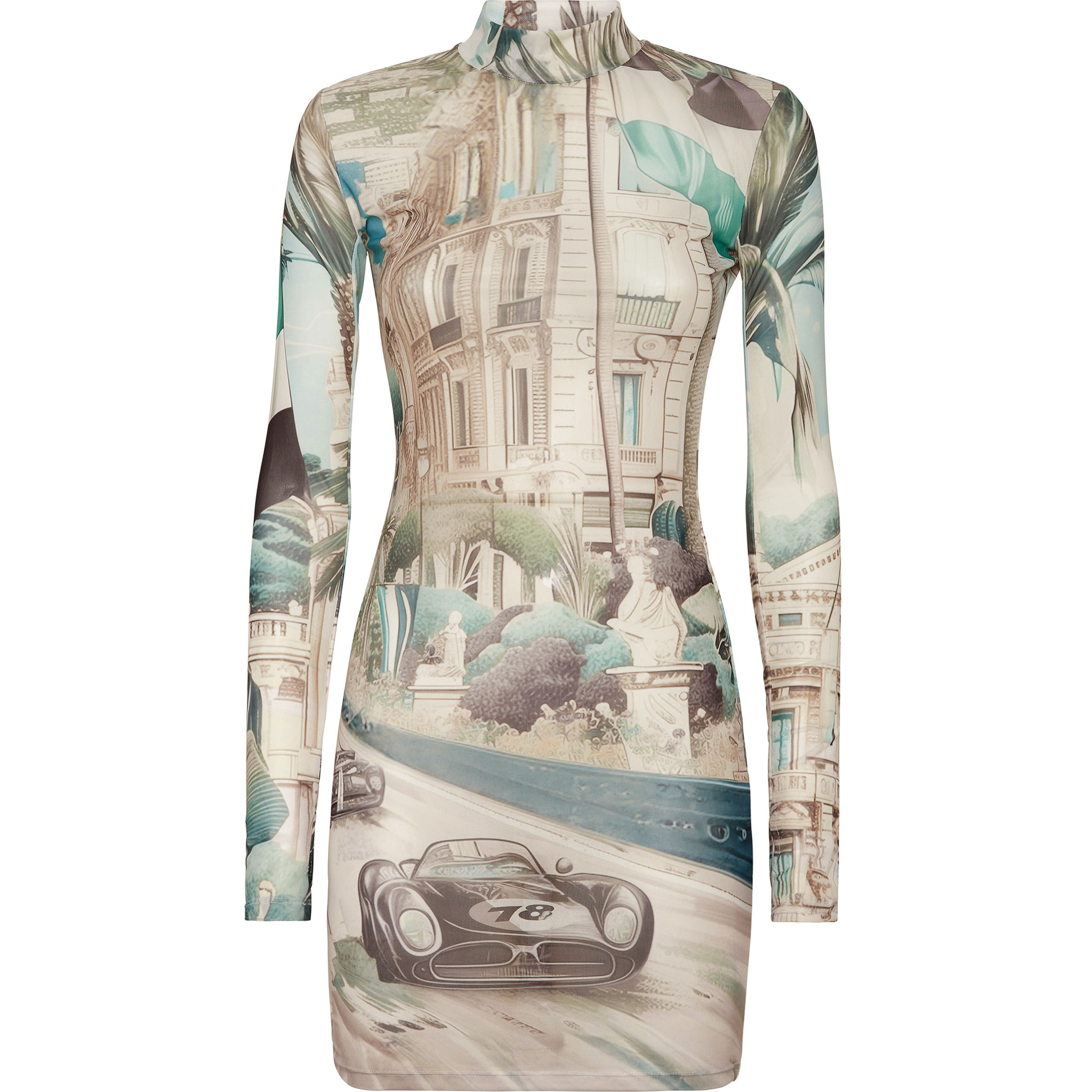 PHILIPP PLEIN Long Dress RACING