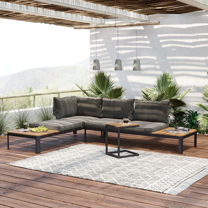 Salon de jardin Happy Day gris Kare Design
