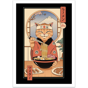 Affiche - Ramen Meowster - Vincent Trinidad