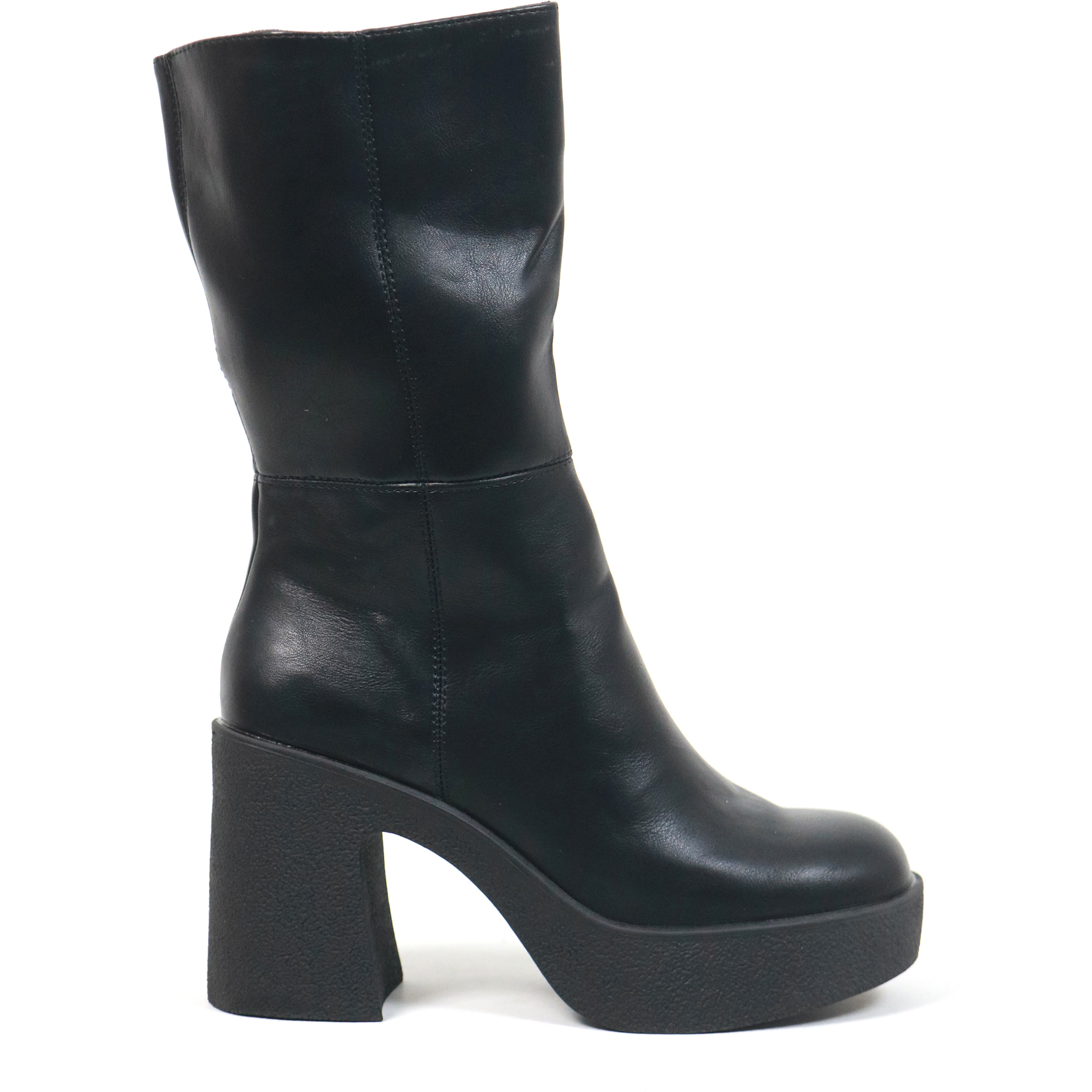 STIVALETTO LISCIO TACCO PARA NERO