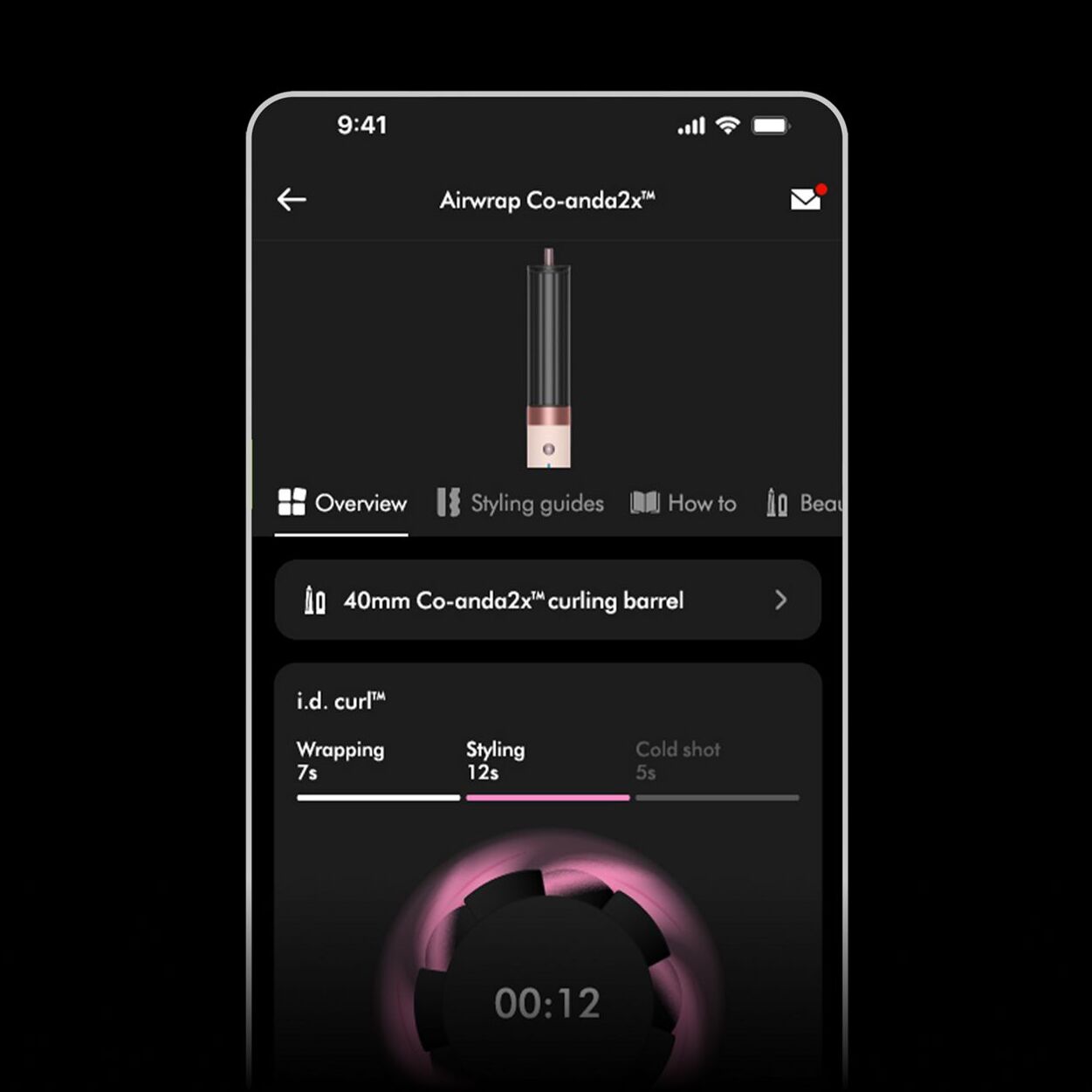 Styler sèche-cheveux Dyson Airwrap Co-anda2x™ en Amber Silk (pour cheveux ondulés et bouclés)
