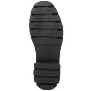 Stivaletto Donna in vera Pelle  colore Nero-Altezza tacco:4,5cm