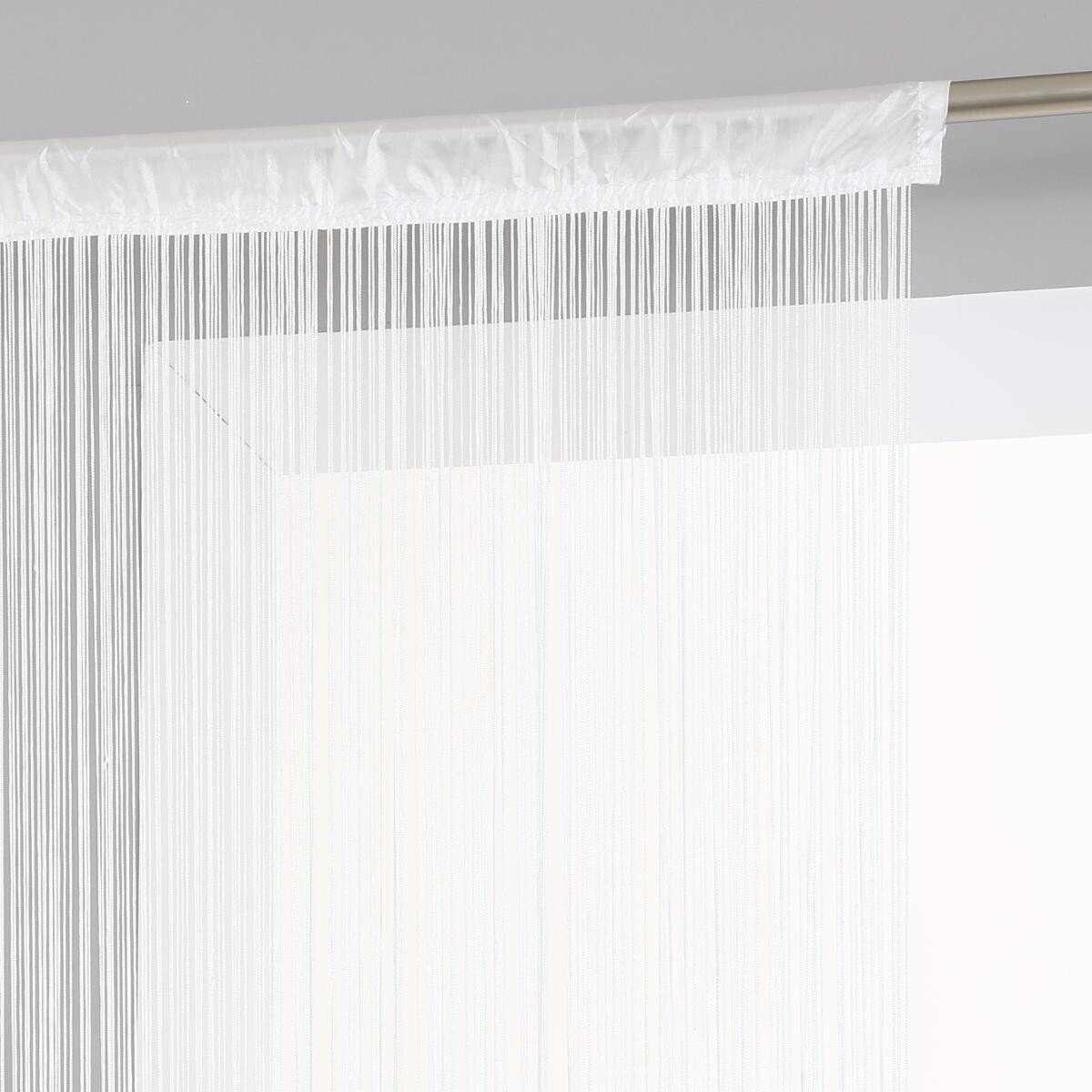 Rideau "Lanka" fil blanc 90x200cm