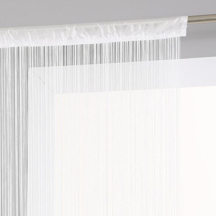 Rideau "Lanka" fil blanc 90x200cm