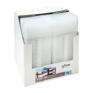 Boîte en plastique transparente 5L Store N' Box