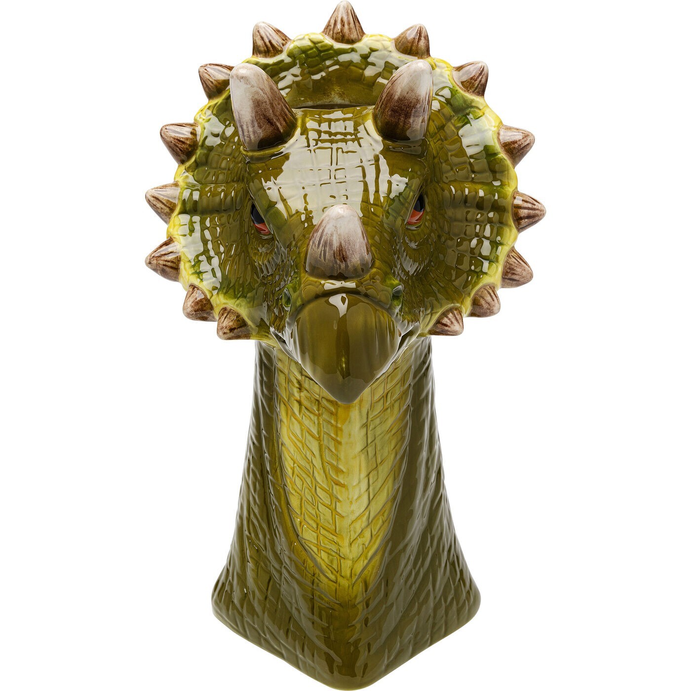 Vase dinosaure vert 33cm Kare Design