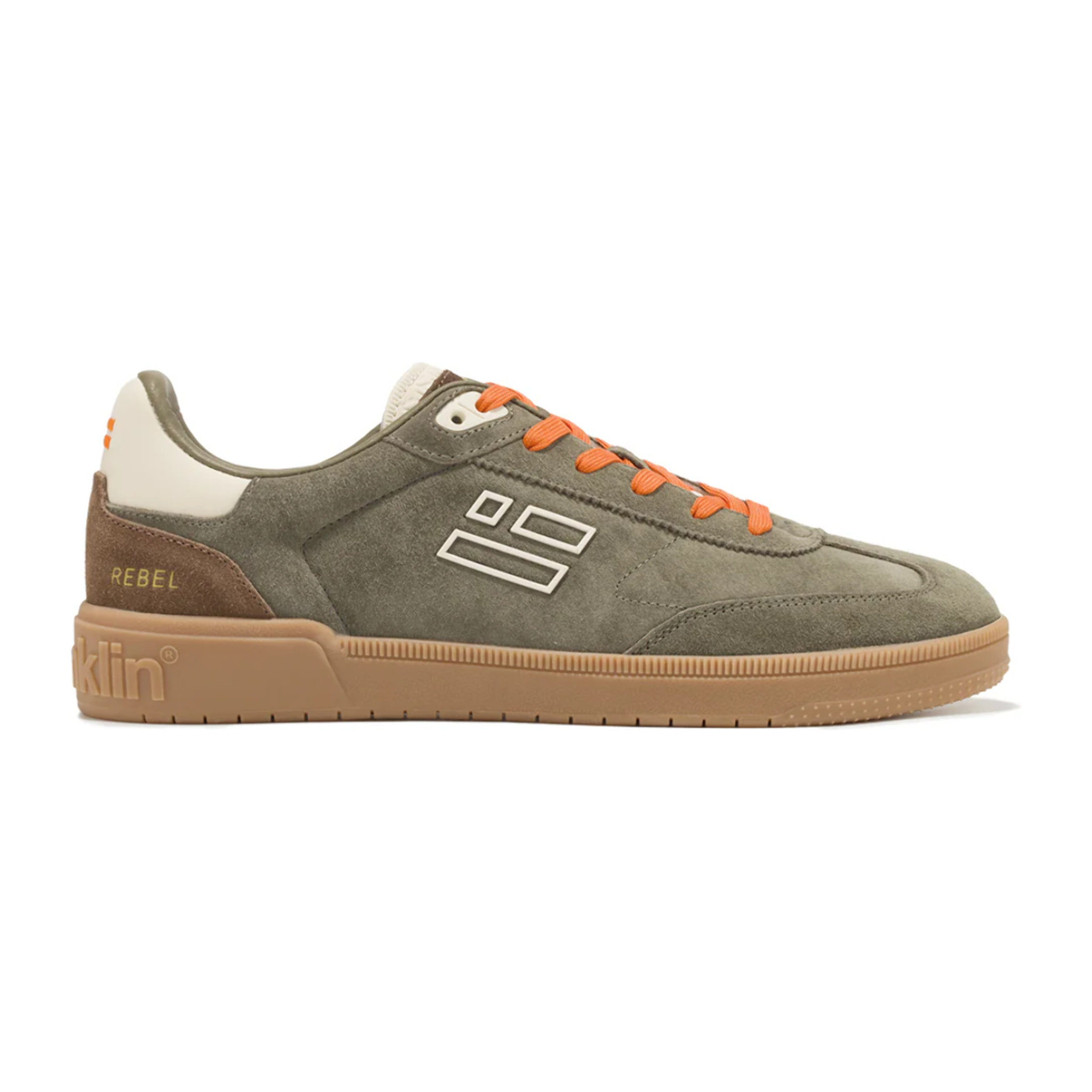 Zapatillas Deportivas de Hombre de Piel Con Forro Técnico Rebel Basic Flag Verde