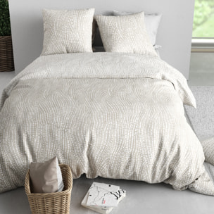 Parure Housse De Couette 3pcs 100% Coton 57 Fils NAIROBI