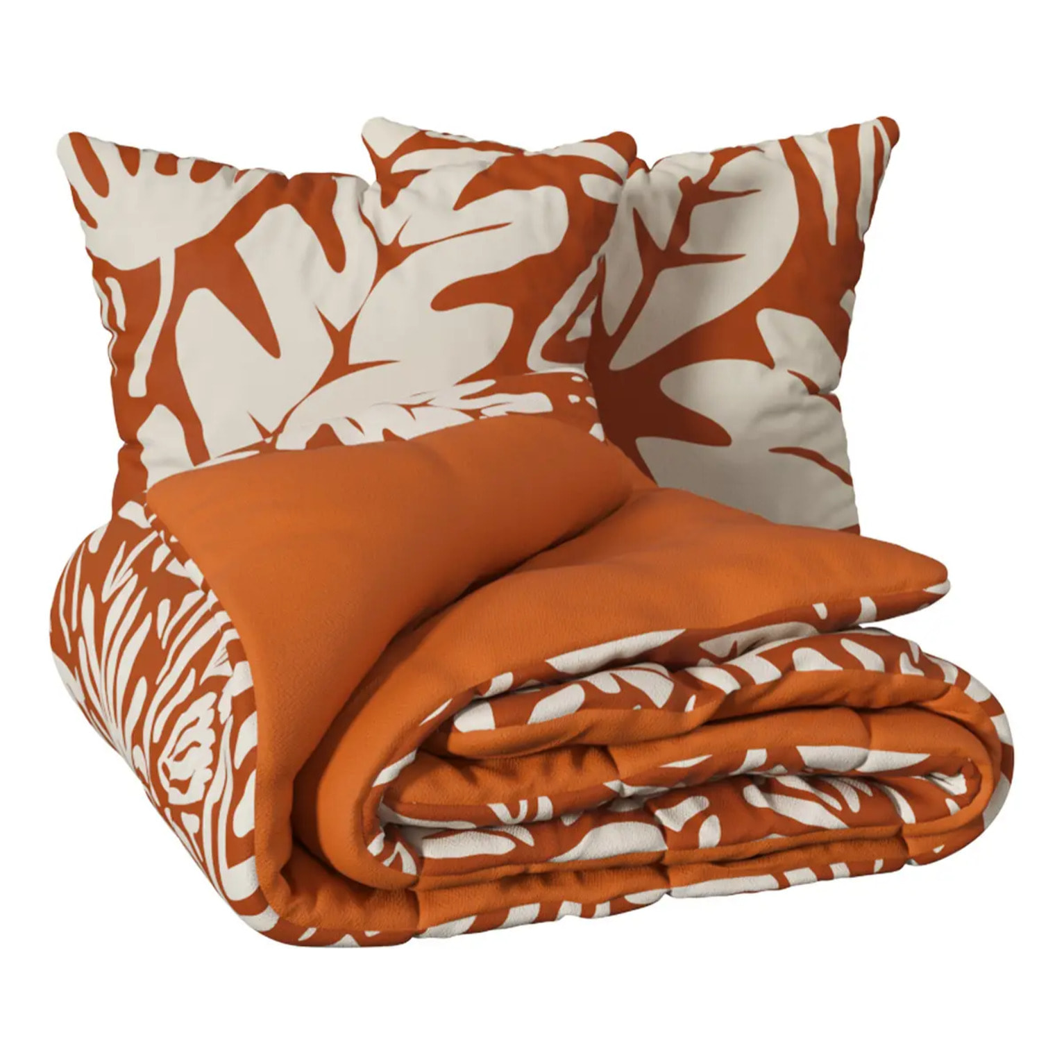 Parure de lit Homy 220x240cm orange