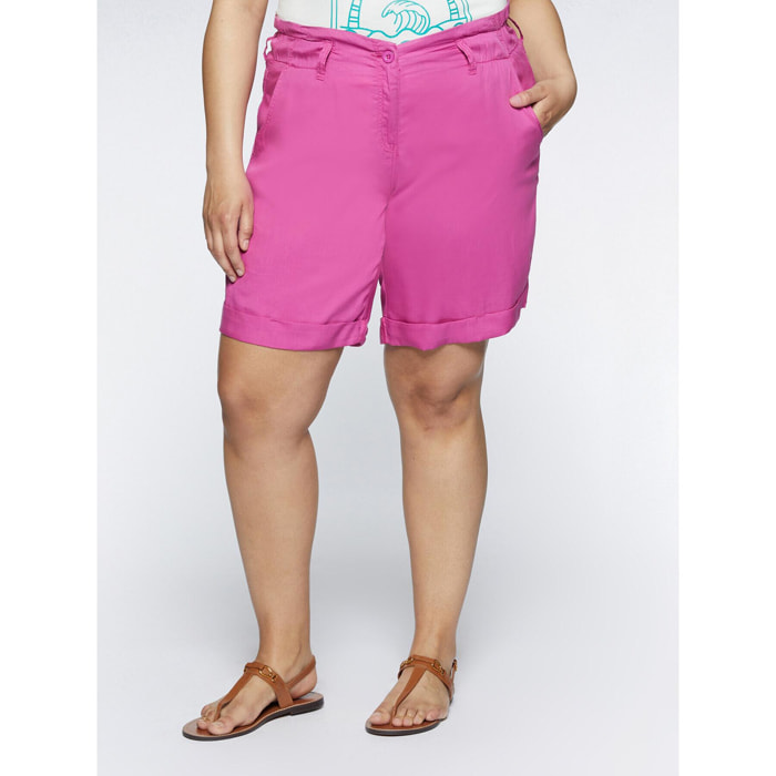 Fiorella Rubino - Pantalones cortos de TENCEL™ - Fuchsia