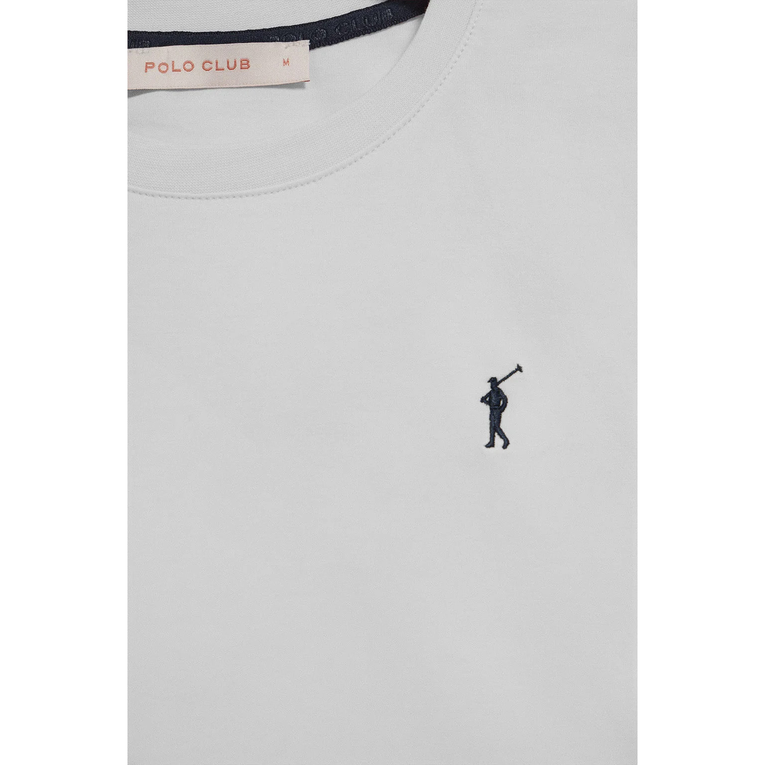 Camiseta blanca de manga corta con logo bordado Rigby Go