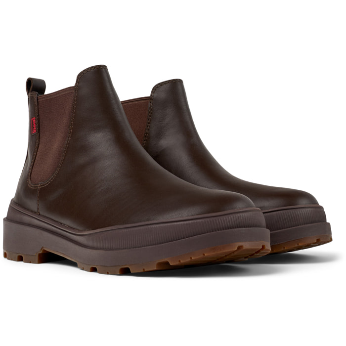 Stivaletti - CAMPER Brutus Trek - Marrone - Pelle liscia