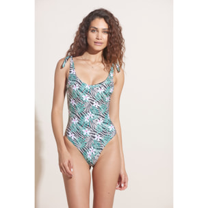 Costume mare donna intero wild flower Noidinotte