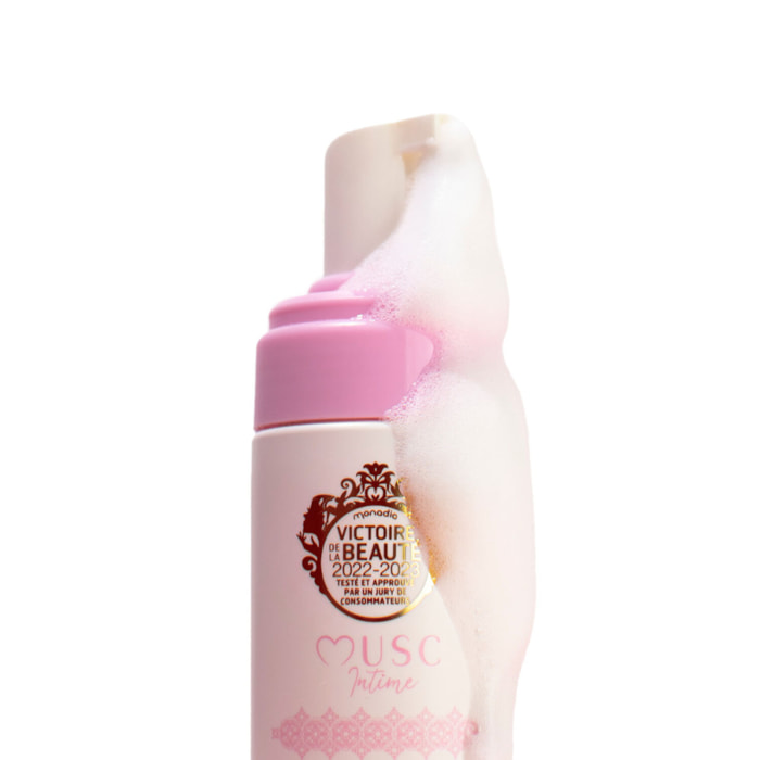 Musc Blanc - Mousse Nettoyante Intime 150 ml