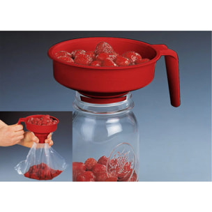 Ensemble de 2 Entonnoirs à confiture grande capacité 14 cm Fackelmann Colors Edition