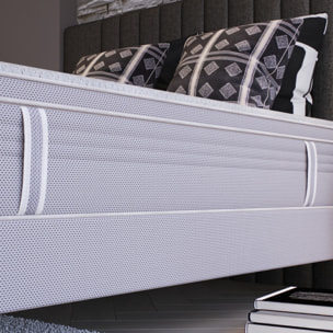 Matelas LE VISIONNAIRE 200x200, ressort ensachés, ferme, H27