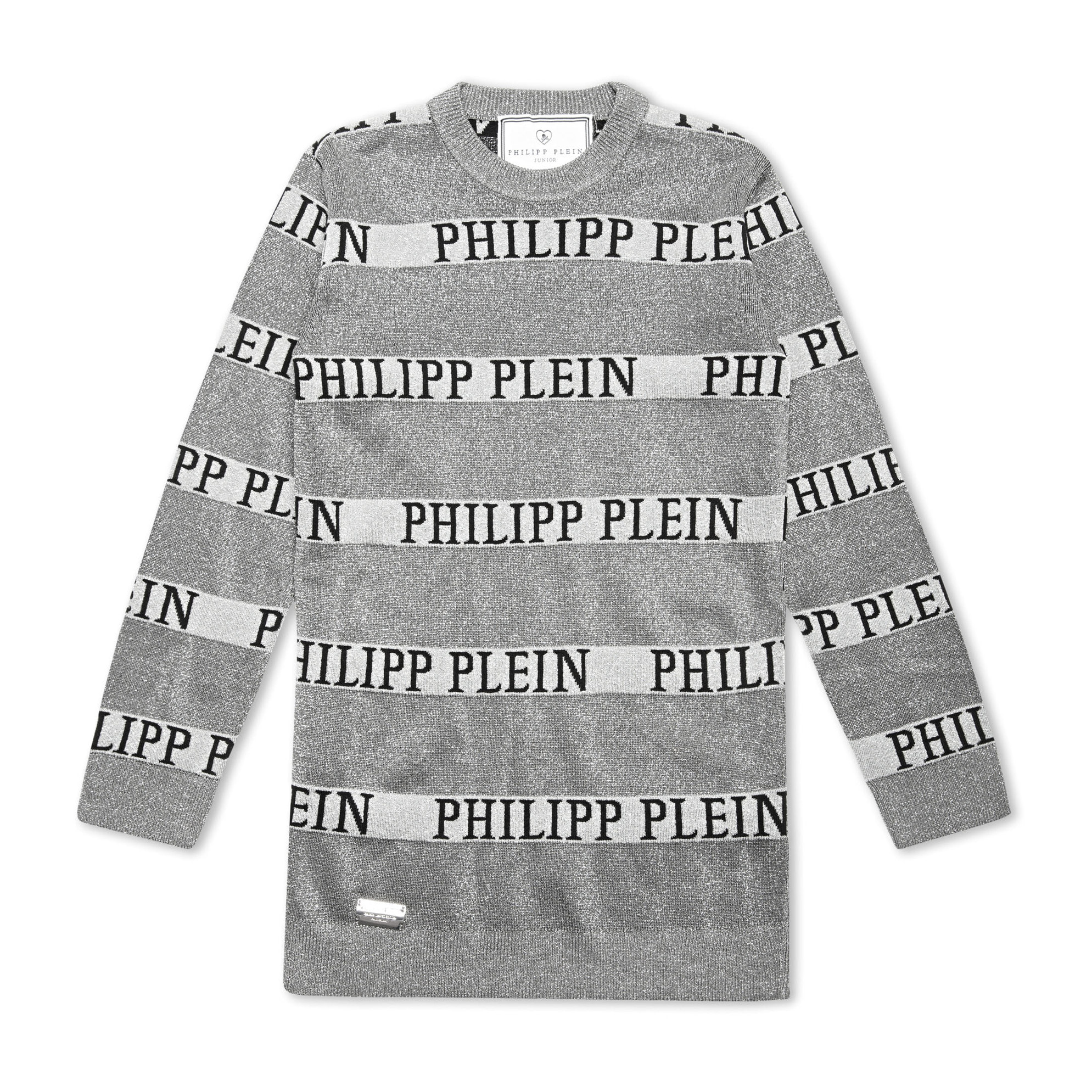PHILIPP PLEIN Abito da giorno in maglia SKULL