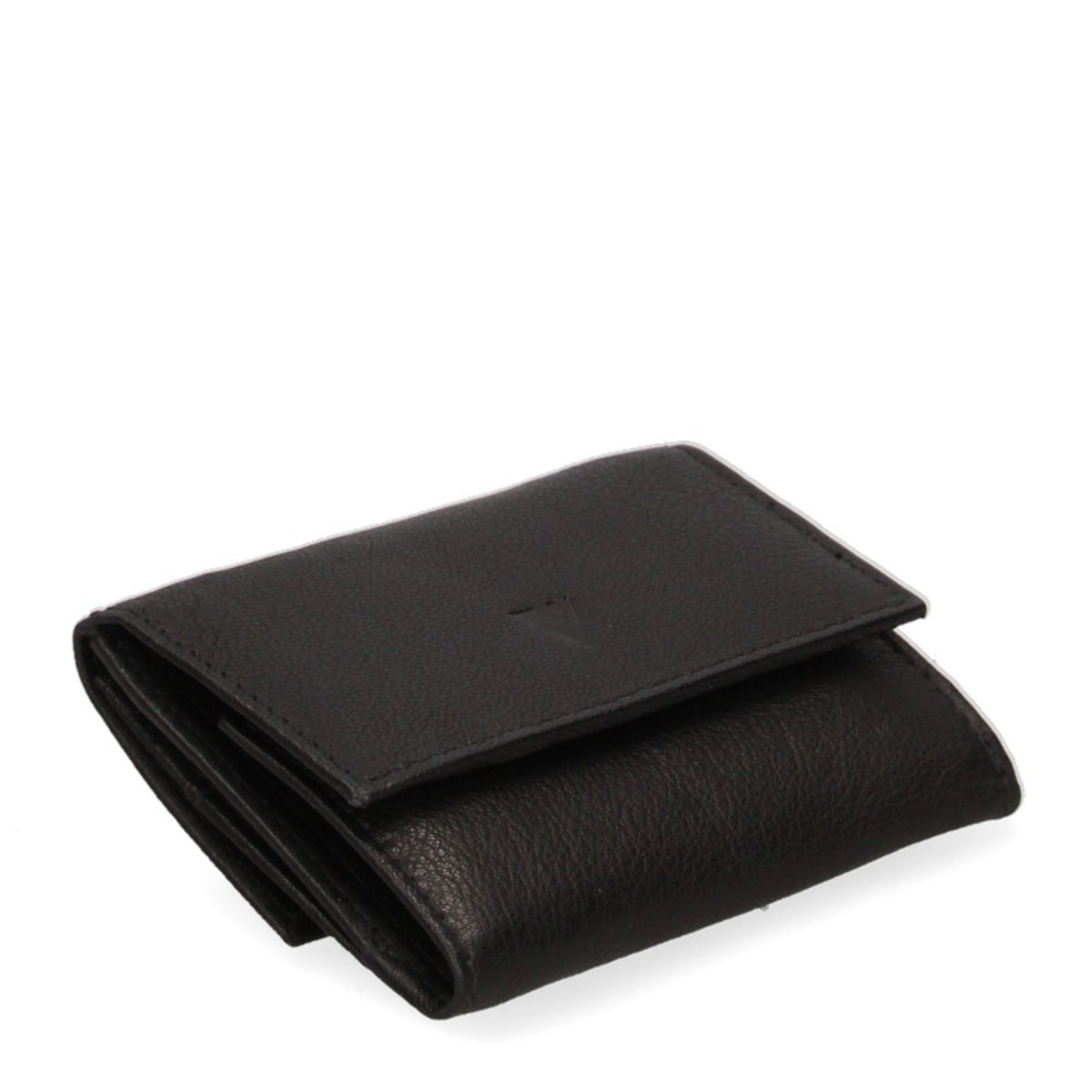 Portafoglio donna - Modello False - Ecopelle e poliestere - 10.0 x 7.5 x 2.0 cm