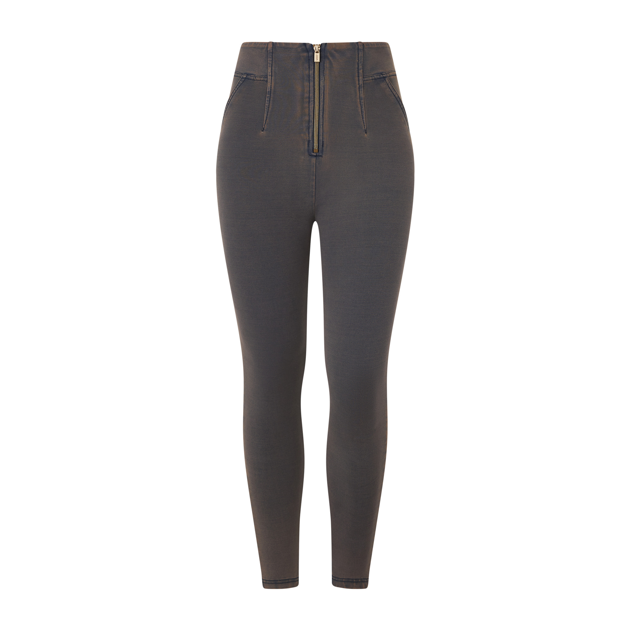 Jeggings WR.UP 7/ vita alta lavaggio ice wash