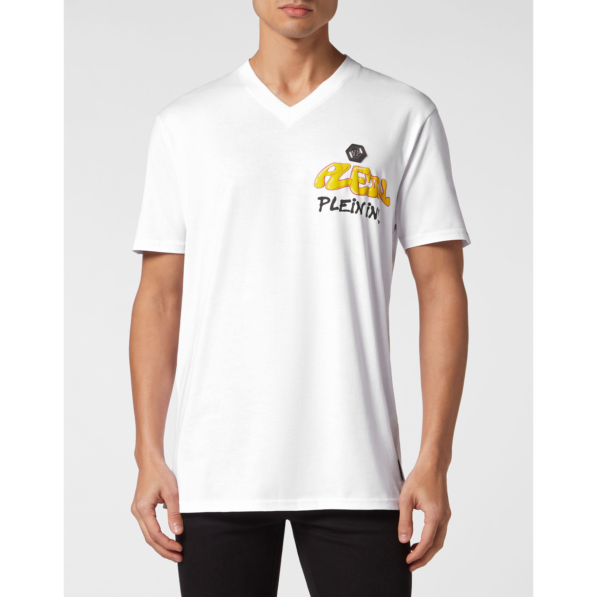 PHILIPP PLEIN T-Shirt Round Neck BOMBING GRAFFITI