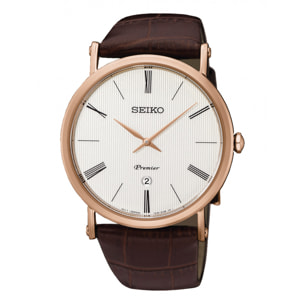 Reloj Seiko SKP398P1 Hombre Analogico Cuarzo con Correa de Piel