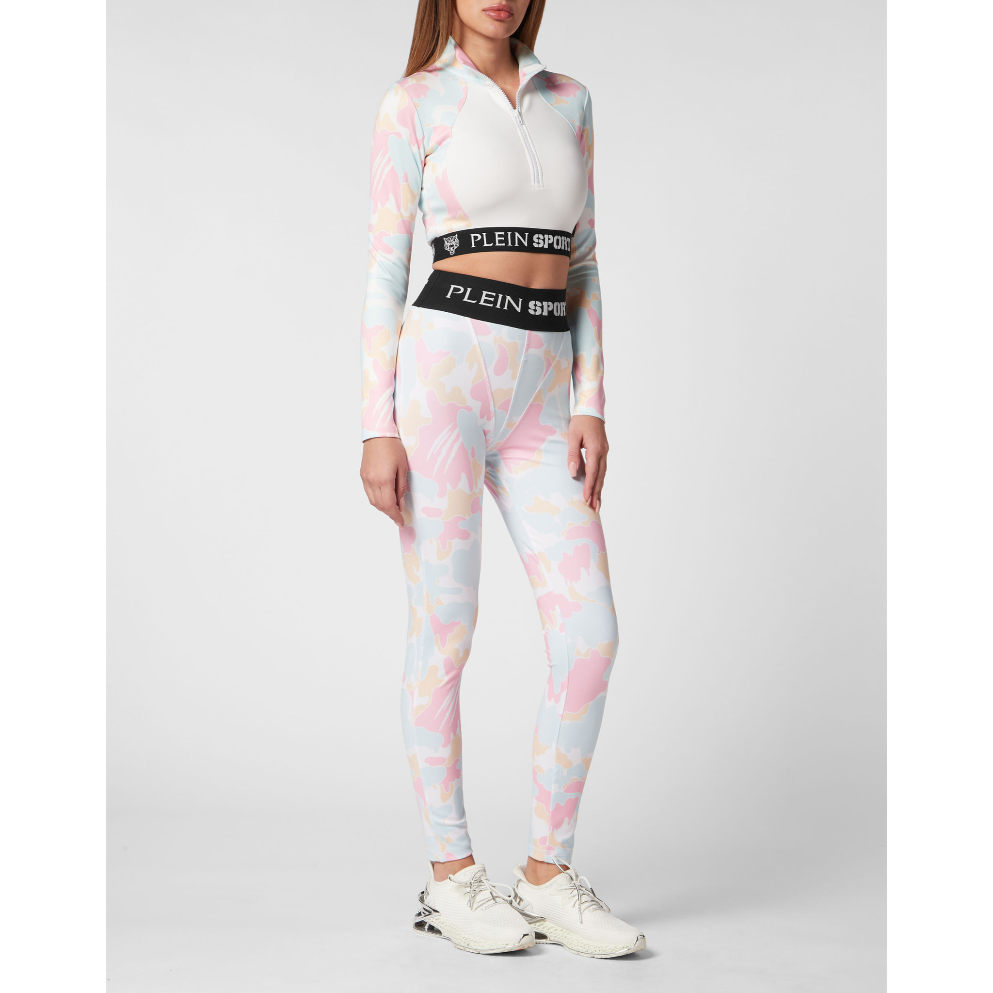 PLEIN SPORT Sport Leggings CAMOUFLAGE