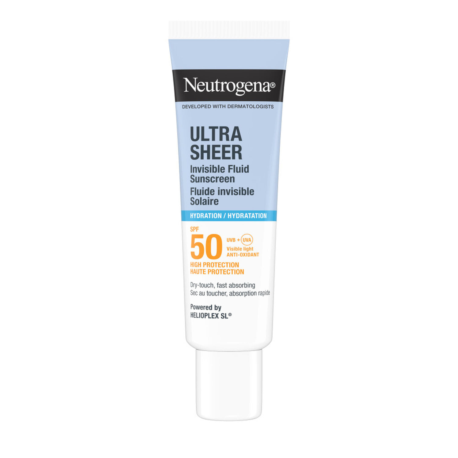 Ultra Sheer SPF 50 - Fluide Solaire Invisible Ultra Sheer Hydratation 50 ml