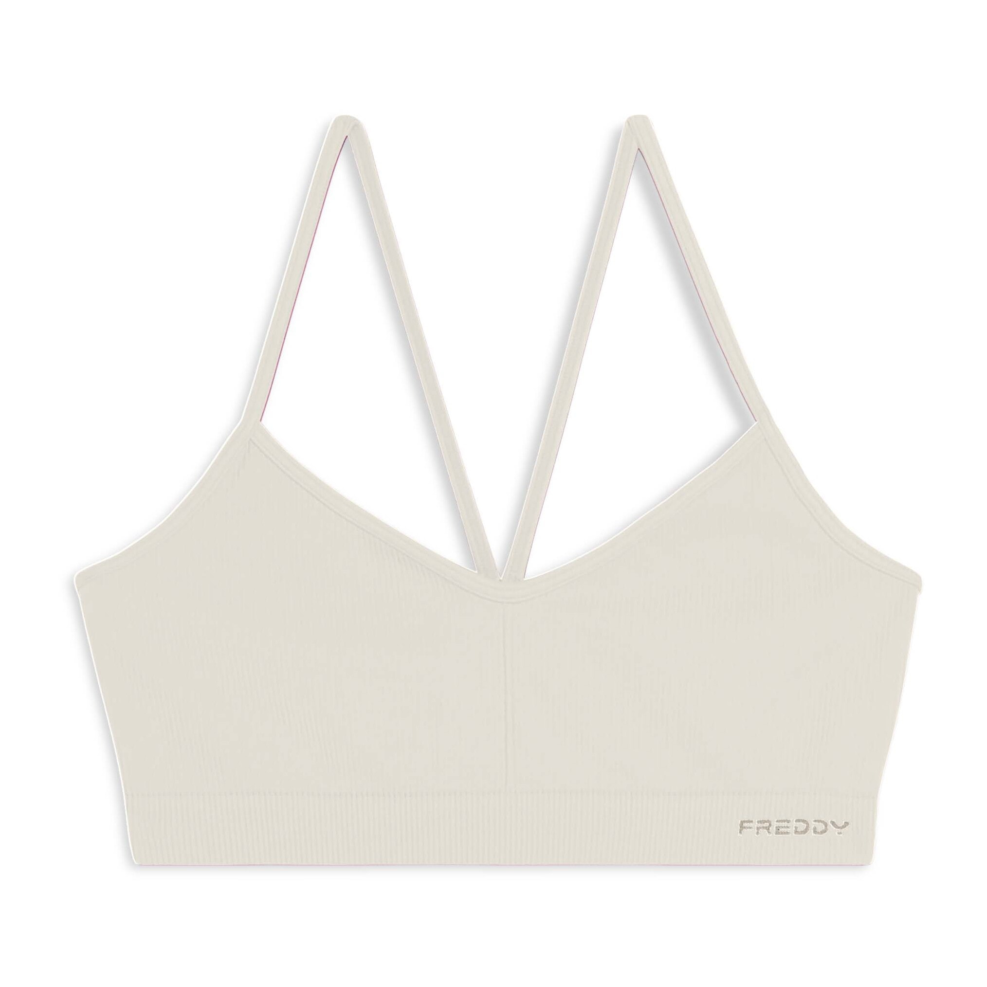 Top sportivo seamless con spalline incrociate