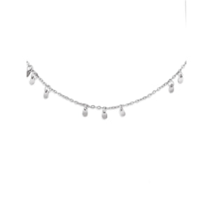 Collana Mini Drop Charms in Acciaio