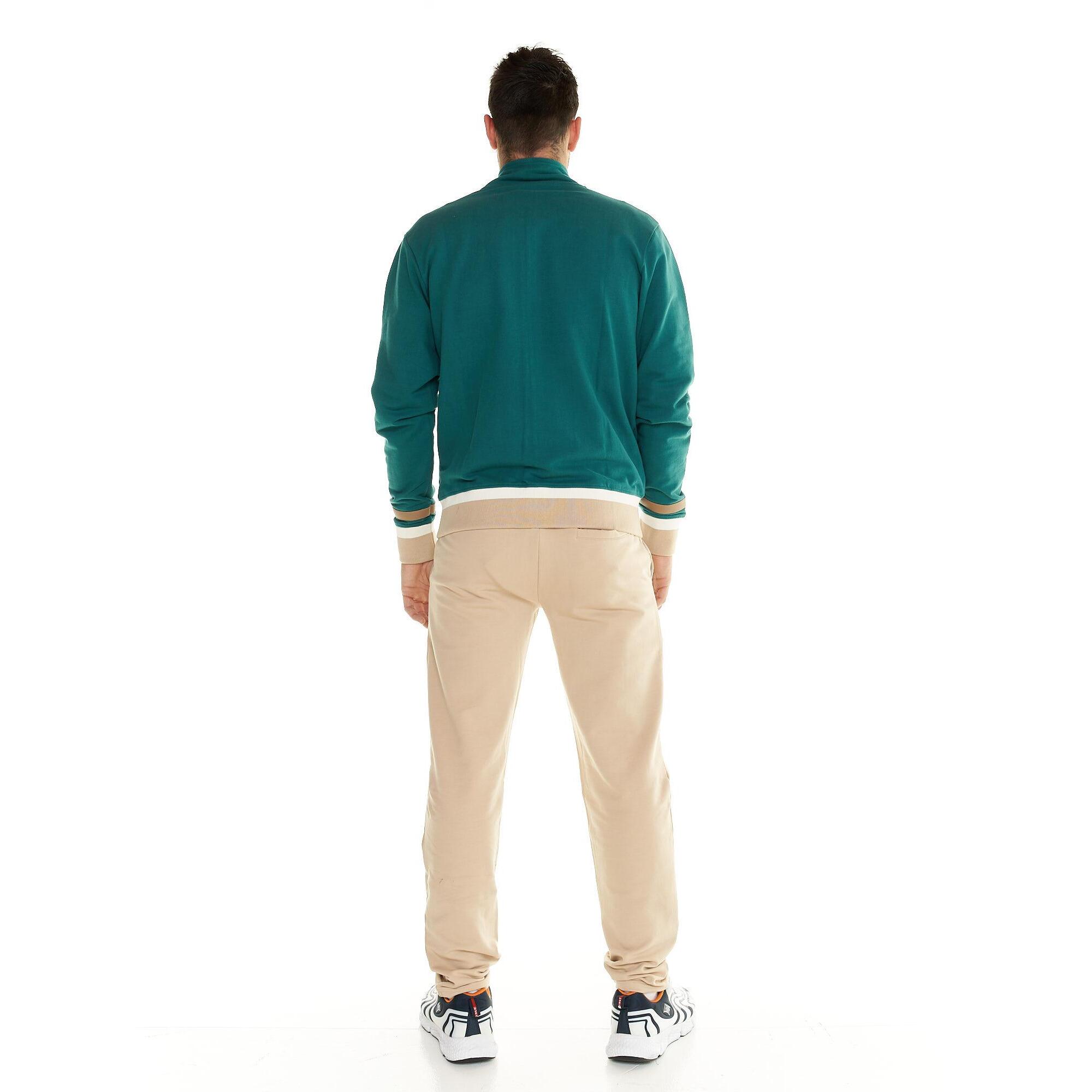 Chándal retro de hombre Leone con cremallera completa