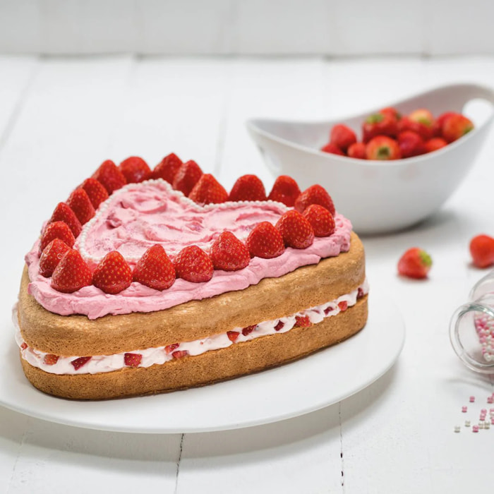 Moule coeur à charnière 25 x 25 cm Dr. Oetker Back-Freude