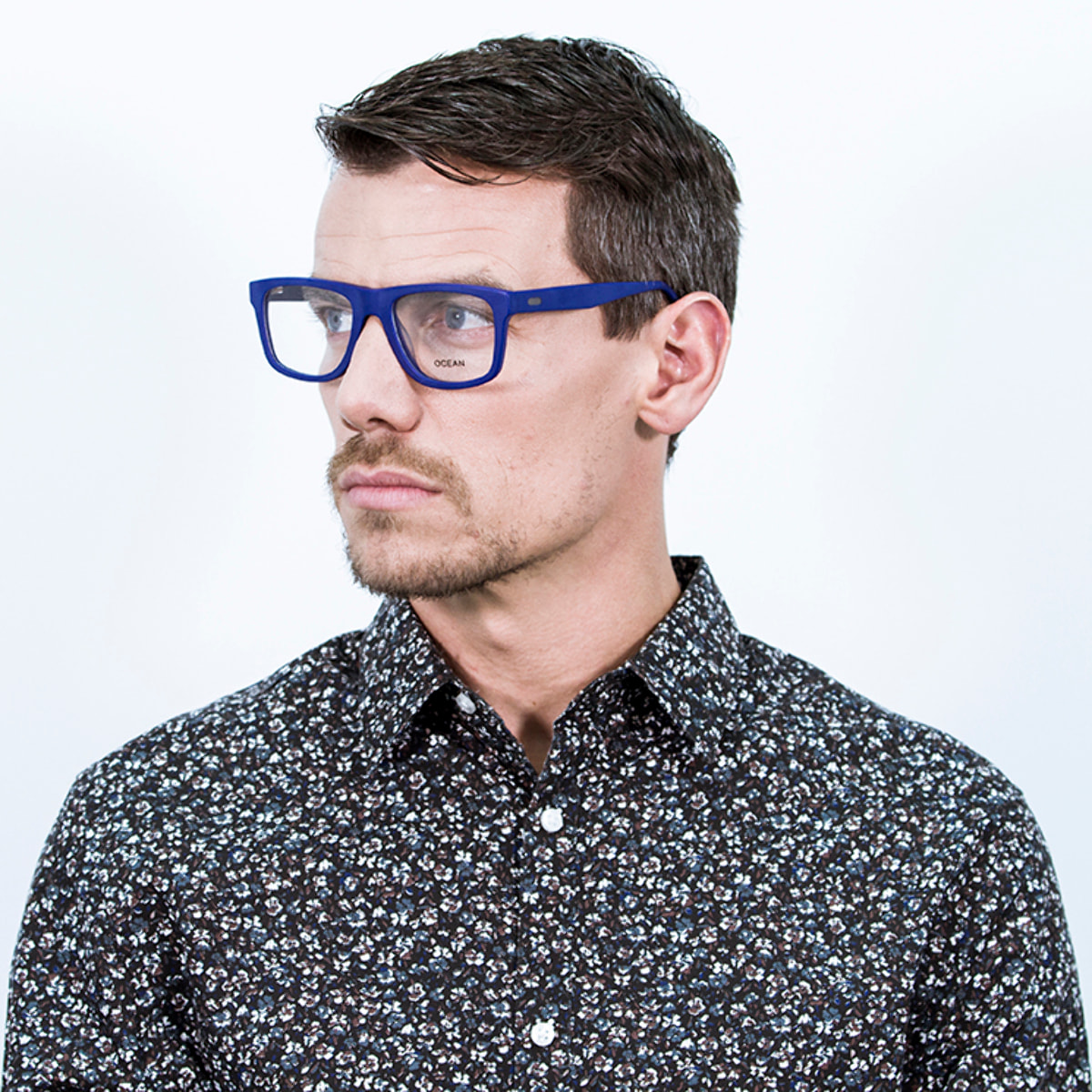 Gafas de sol OCEAN SNOW - Negro mate / Polarizada revo azules