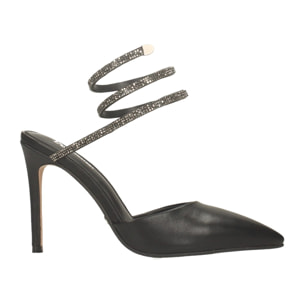 Décolleté sling back Donna Tata Italia Nero