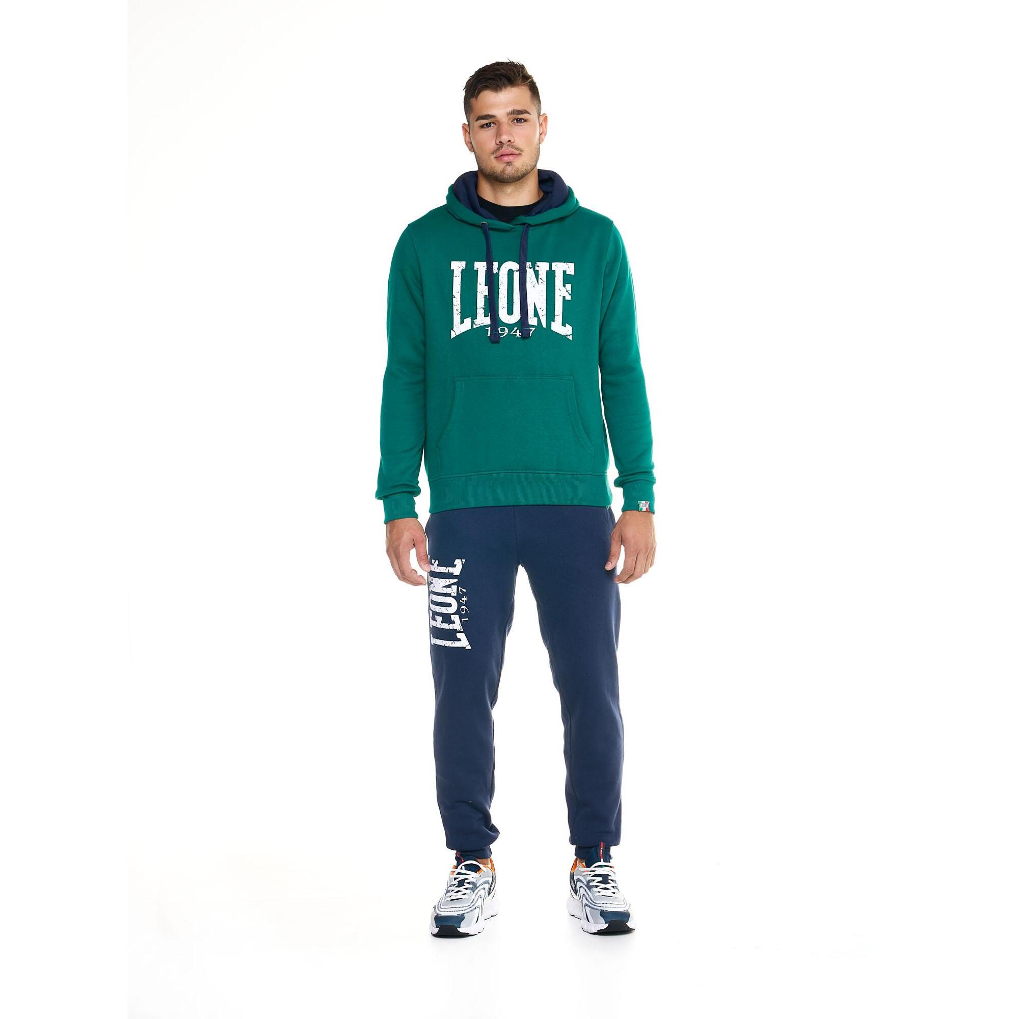 Chándal de invierno cepillado con capucha para hombre Leone Basic Vintage