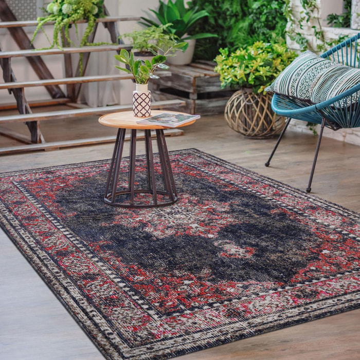 Tapis extérieur tissé kilim rectangle HEVU