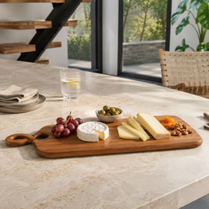 Planche à découper en bois d'acacia 48x16,5cm  COPA