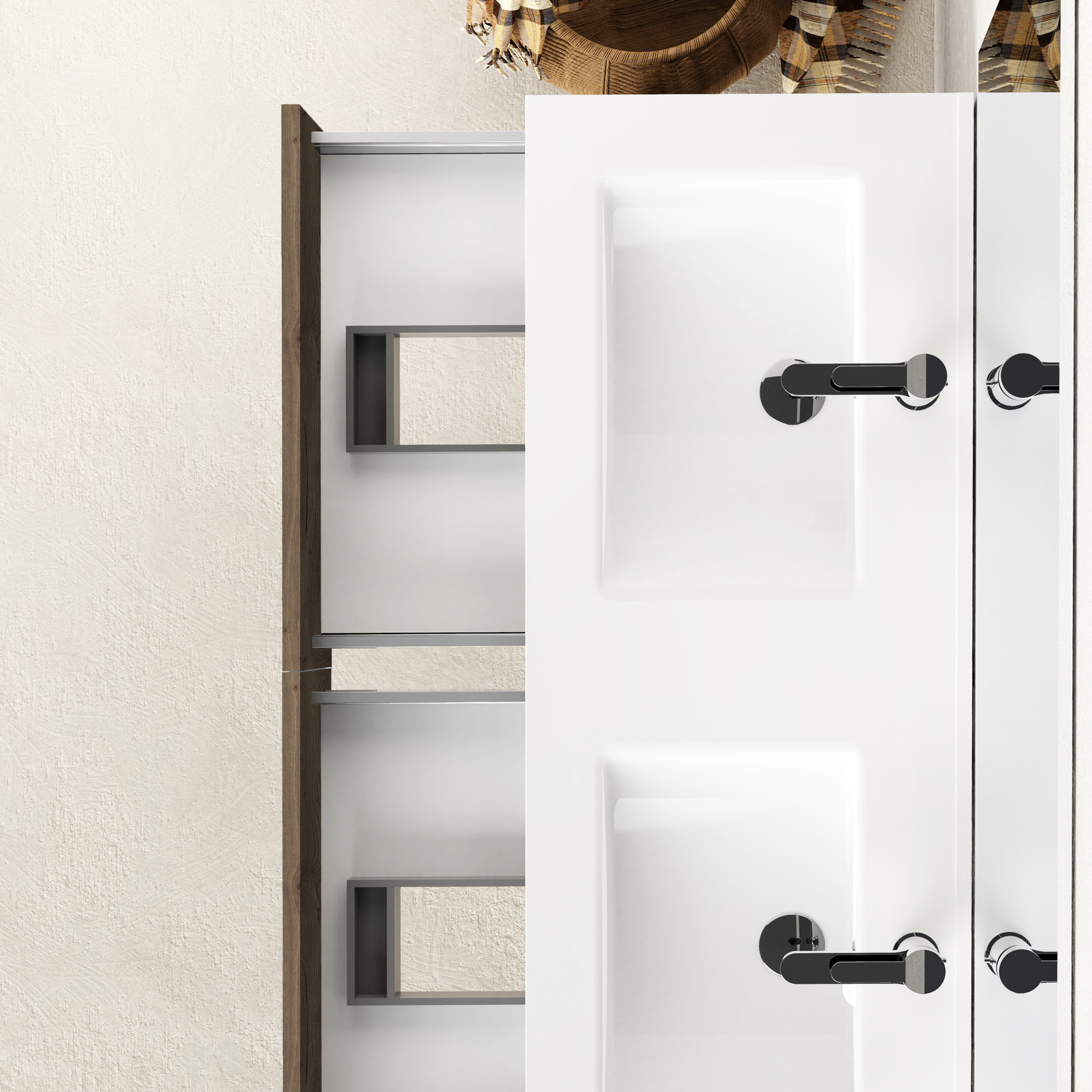 Ensemble de salle de bain PERTH Alday, 140cm, Tobacco